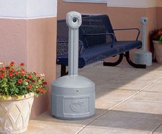 Smokers Ceasefire Freestanding Cigarette Bin