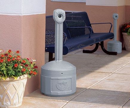 Smokers Ceasefire Freestanding Cigarette Bin
