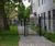 Vertical bar railings and sliding gate secure luxury care home 6