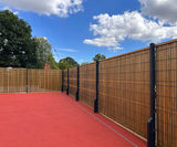 Secure privacy fencing and gates for park cafe and nursery - on this page