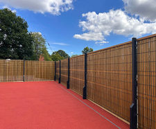 Secure privacy fencing and gates for park cafe and nursery