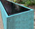 Rill Amaya™ water table with verdigris or aged bronze finish 2