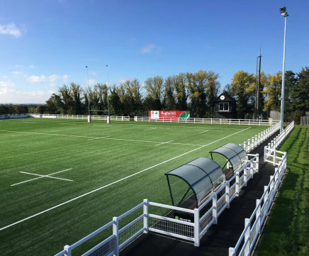 Chippenham RFC's pitch upgrade with Multi-Sport Half Mesh Fencing