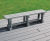 100% Recycled Plastic Backless Bench 2