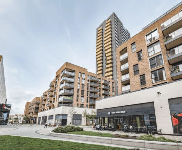 Bespoke balconies designed for High Street Quarter, Hounslow