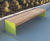 Elements® seat and bench - plate ends 1