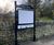 Bespoke railway station noticeboards and fingerposts 0