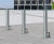 Removable Bollard 900, galvanised steel 0