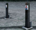 Square RetractaPost 745 - retractable parking post