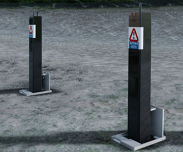 Square RetractaPost 745 - retractable parking post