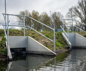 Bespoke concrete headwalls - Third River Crossing, Great Yarmouth