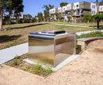 A-Series Single Bench wheelchair-accessible BBQ surround