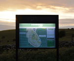 Bespoke solar-illuminated signage