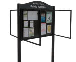 Lynester double-sided noticeboard