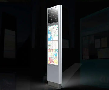 Eco-Vision solar-powered monolith signage