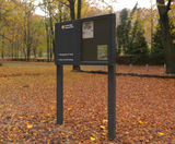 Burnham lockable interpretation noticeboard - on this page