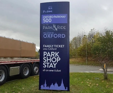 Bespoke totem / monolith signs