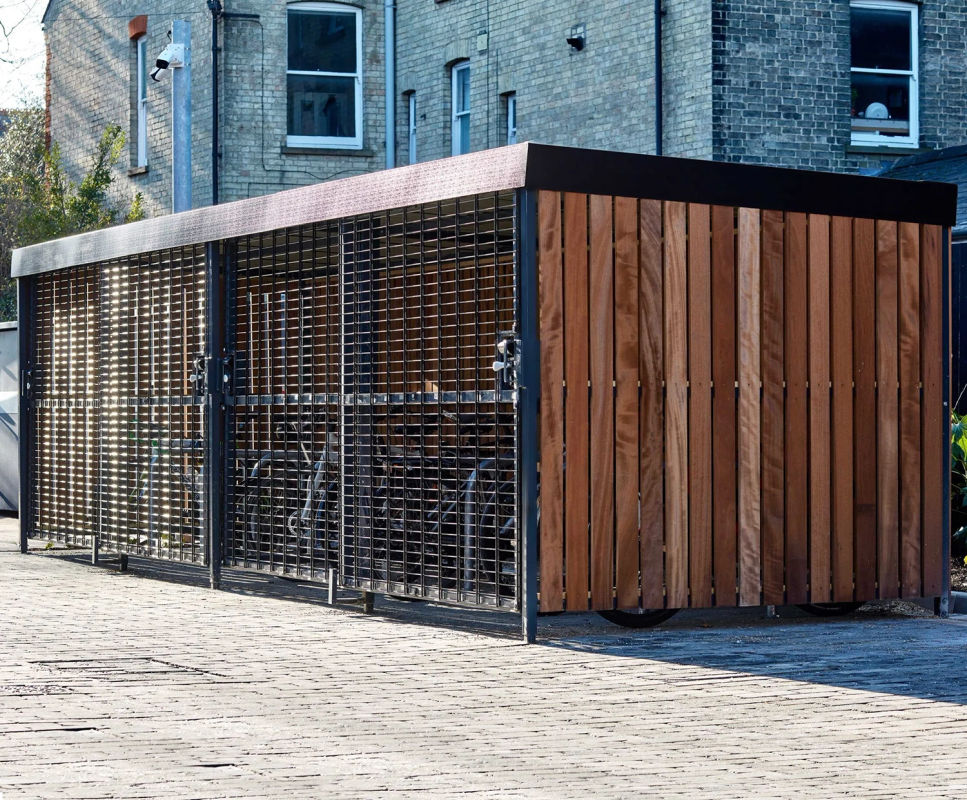Timber Cycle Locker Bike Storage Solutions: Transforming Old Swiss Cambridge | Images