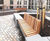 Bespoke timber wall-top seating - The Mont, Edinburgh 4