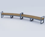 Type 19 radius bench