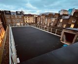 RoofBloxx attenuation system for blue roof school playground - on this page
