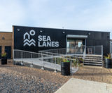 Accessible automatic sliding door system - Sea Lanes Brighton - on this page