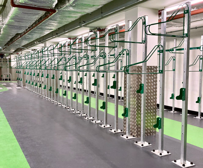 Solo Vertical Bike Rack The Bike Storage Company