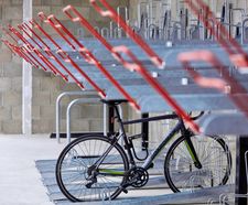 Gas Assisted Two Tier Bike Rack
