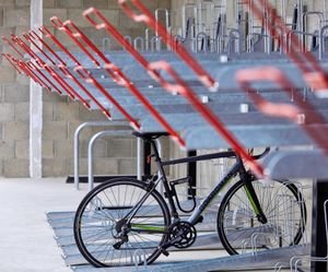 Gas Assisted Two Tier Bike Rack