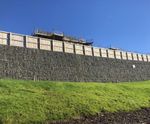 Mass gravity retaining walls for Barratt Homes development