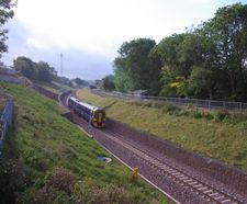 Mass gravity retaining wall - Borders Rail