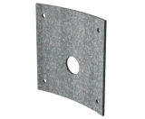 Galvanised steel orifice plates - curved - on this page