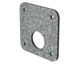 Galvanised steel orifice plates - flat - on this page