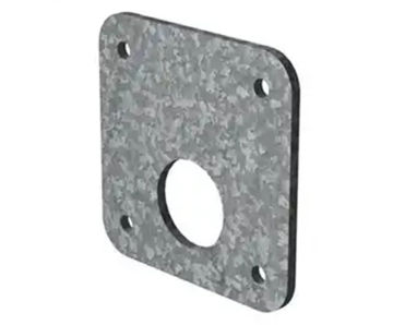 Galvanised steel orifice plates - flat