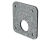 Galvanised steel orifice plates - flat 0