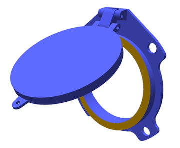 Althon 400mm ductile iron flap valve