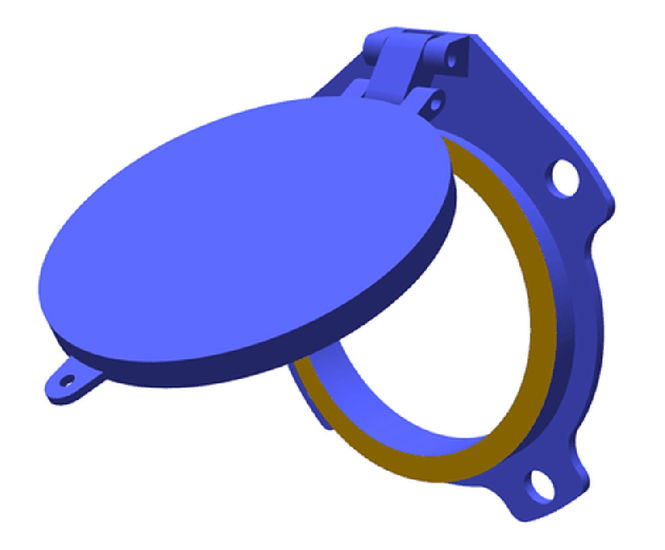 Althon 400mm ductile iron flap valve