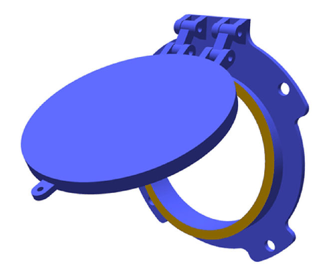Althon 500mm ductile iron flap valve