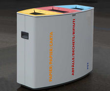 Aero External Recycling Litter Bin