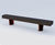 Type 2 up-cycled greenheart timber bench 2