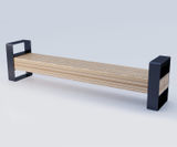 140 Beam Bench with arms - on this page