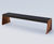 Slab Side corten steel and up-cycled greenheart bench 2