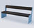 Slab Side Back Bench in up-cycled greenheart and corten 0