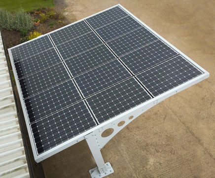 Zenith solar-powered carport - static roof