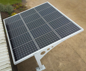 Zenith solar-powered carport - static roof