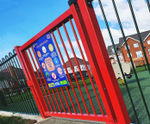 KinderGate self-closing playground gate