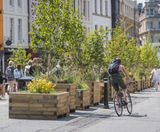 WoodBlocX Moveable Planters - modular timber planters for public spaces - on this page