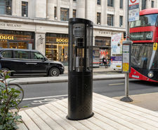 Bespoke air quality monitor cabinet - Regent Street, London