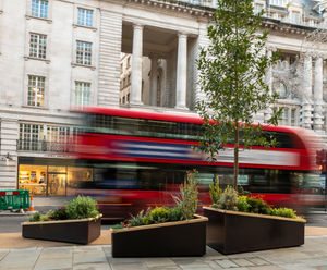 Bespoke planters for extensive greening project - Regent Street