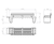 Fold – stainless steel and timber seat with central armrest 4